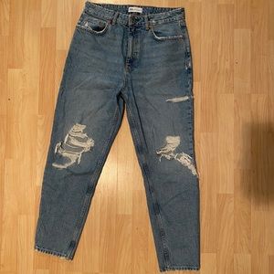 Zara mom jeans
